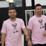 Jordi Alba et Lionel Messi sont suspendus un match en MLS pour avoir volontairement renoncé au All-Star Game KEYSTONE/AP/Wilfredo Lee